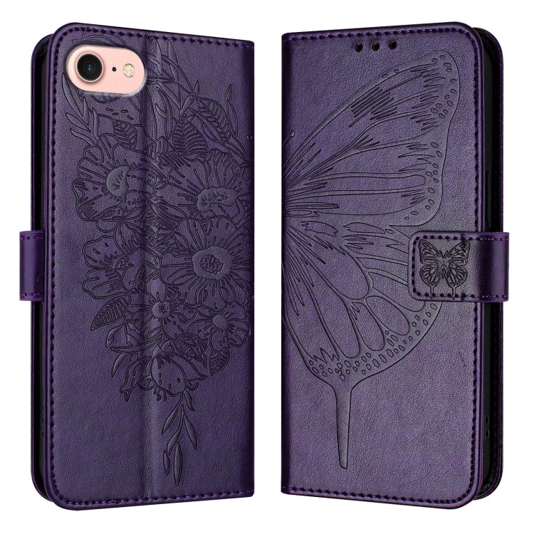 Embossed Butterfly Leather Phone Case, Series 2