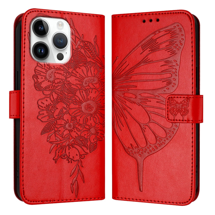 Embossed Butterfly Leather Phone Case, Series 3