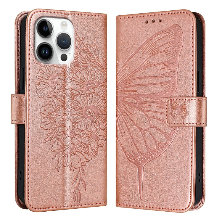 Embossed Butterfly Leather Phone Case, Series 3