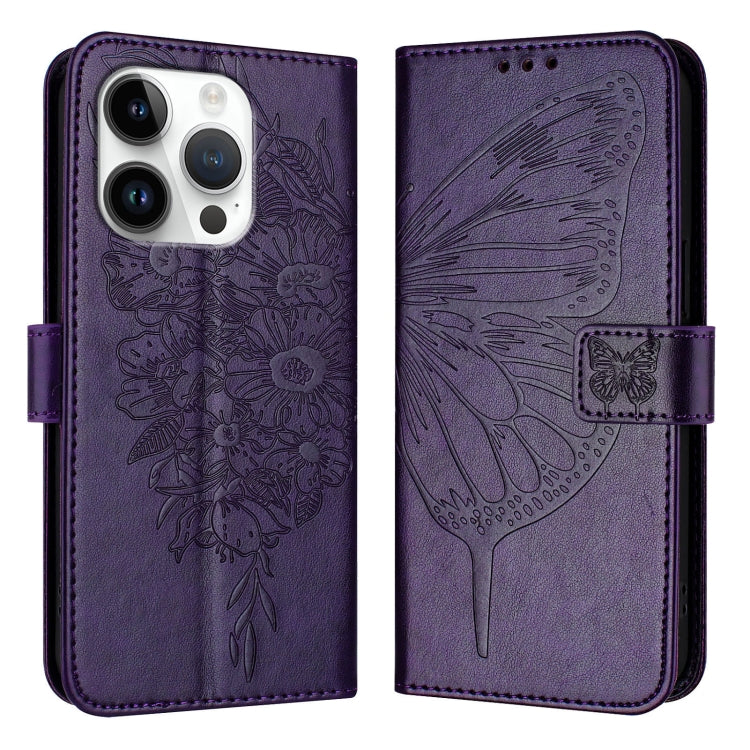 Embossed Butterfly Leather Phone Case, Series 2