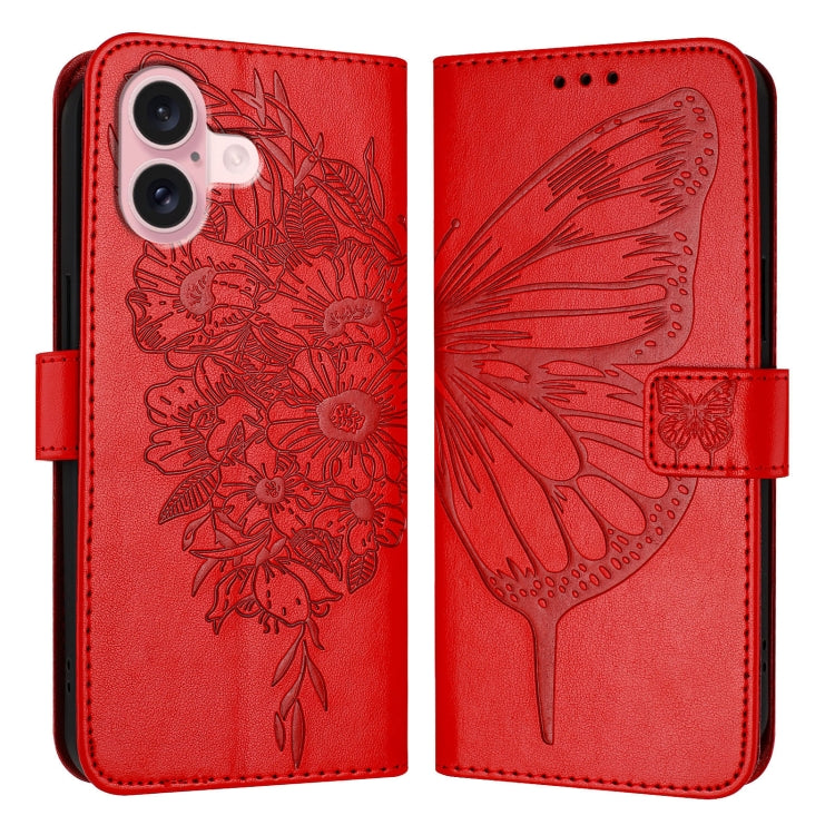 Embossed Butterfly Leather Phone Case, Series 3