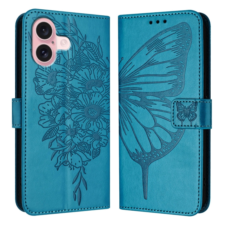 Embossed Butterfly Leather Phone Case, Series 3