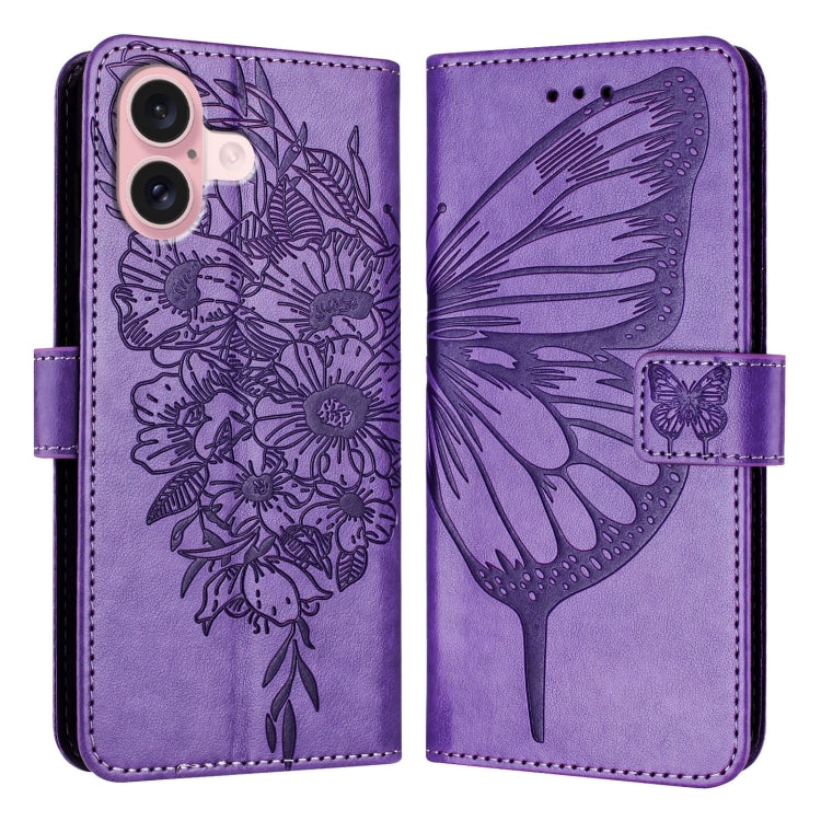 Embossed Butterfly Leather Phone Case, Series 3