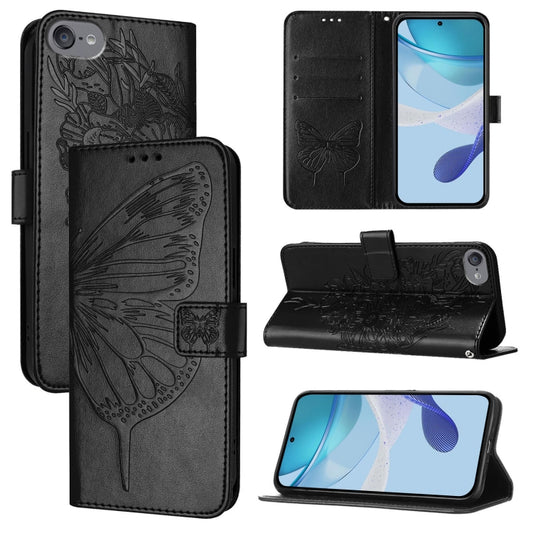 Embossed Butterfly Leather Phone Case, Series 2