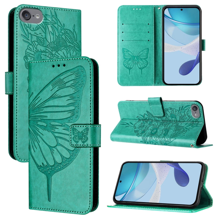 Embossed Butterfly Leather Phone Case, Series 2