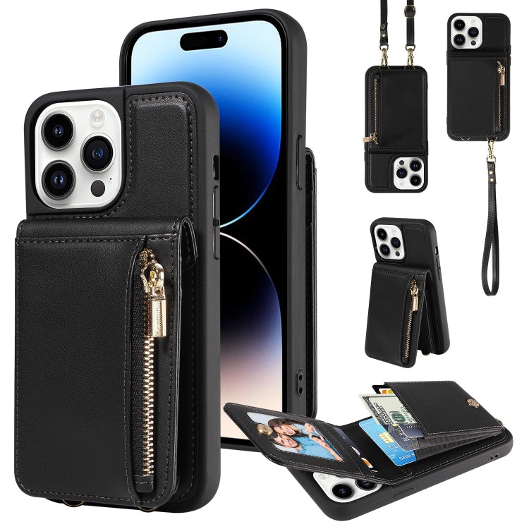 Crossbody Lanyard Zipper Wallet Leather Phone Case, Series 2