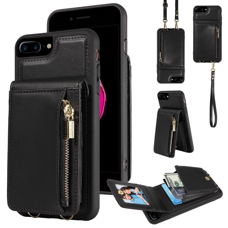 Crossbody Lanyard Zipper Wallet Leather Phone Case, Series 4