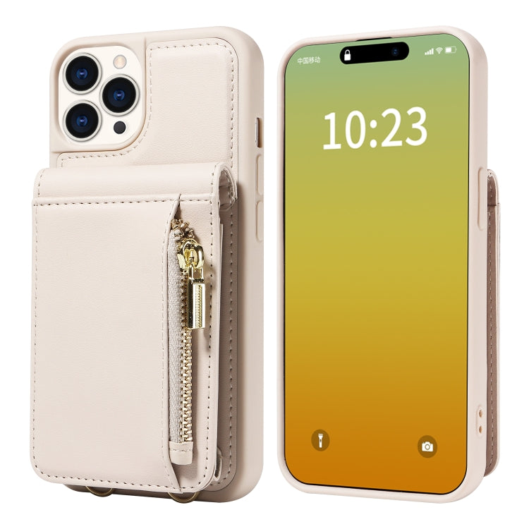 Crossbody Lanyard Zipper Wallet Leather Phone Case, Series 4