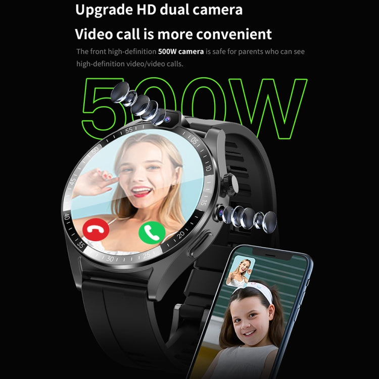 L01 1.43 inch IP67 Waterproof 4G Android 9.0 Smart Watch Support Face Recognition / GPS, 4G+64G, 4G+128G