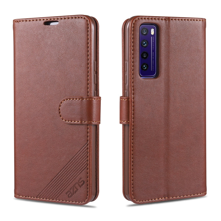 AZNS Sheepskin Texture Horizontal Flip Leather Case with Holder & Card Slots & Wallet, For Huawei Mate 20 / 20X, For Huawei Mate 20 Pro, For Huawei Mate 30 Lite / Nova 5i Pro, For Huawei Mate 30 / Mate 30 Pro, For Huawei Nova 5 / 5 Pro, For Huawei Enjoy 9