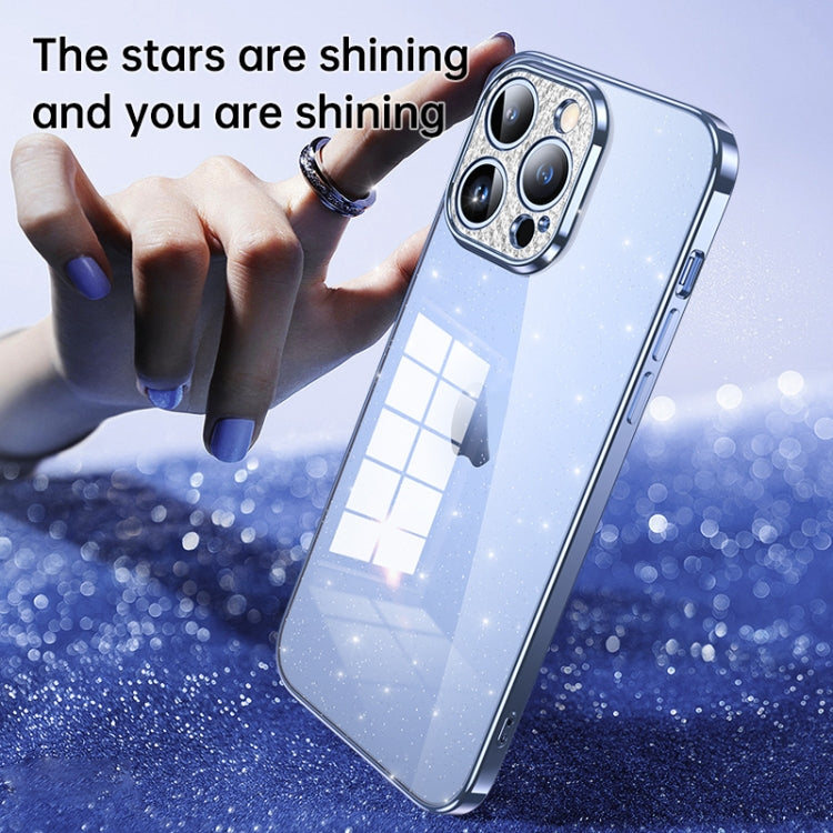 SULADA Electroplated Transparent Glittery TPU Phone Case, Series 1