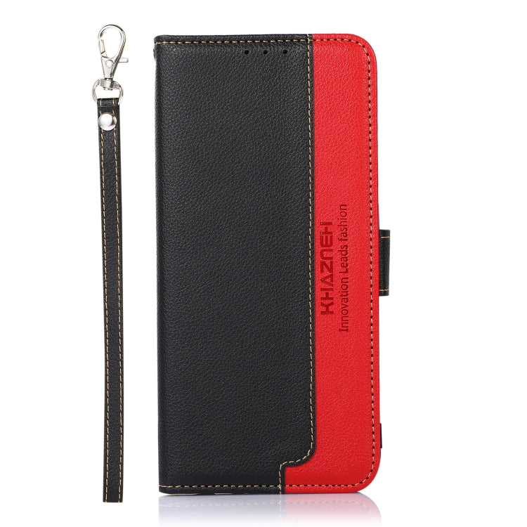 KHAZNEH Litchi Texture Leather RFID Phone Case, Series 2