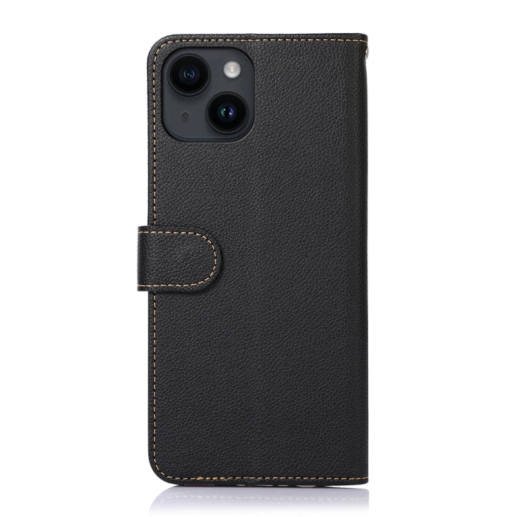 KHAZNEH Litchi Texture Leather RFID Phone Case, Series 2