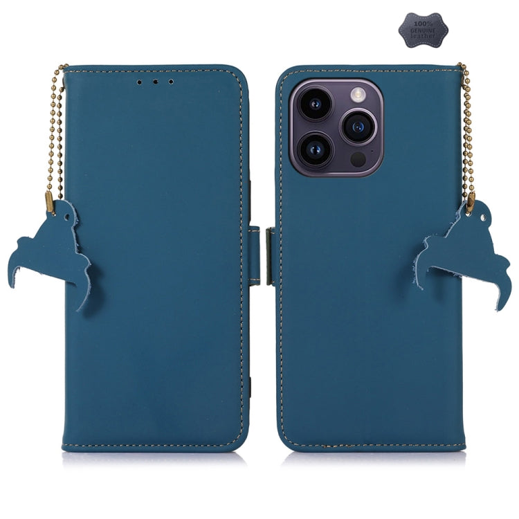 Genuine Leather Magnetic RFID Leather Phone Case