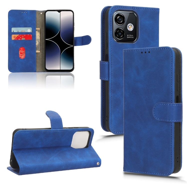 Skin Feel Magnetic Flip Leather Phone Case