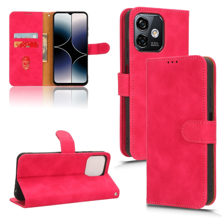 Skin Feel Magnetic Flip Leather Phone Case