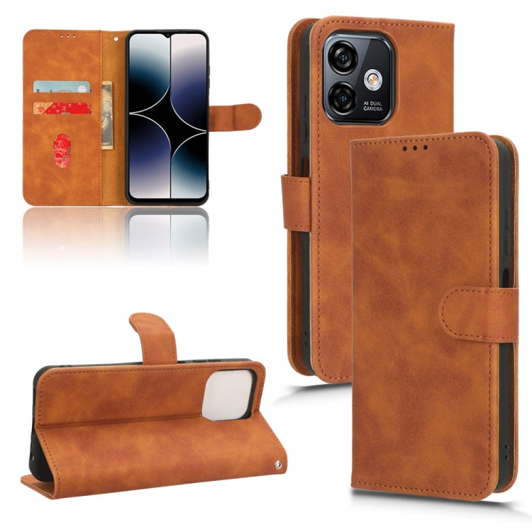 Skin Feel Magnetic Flip Leather Phone Case