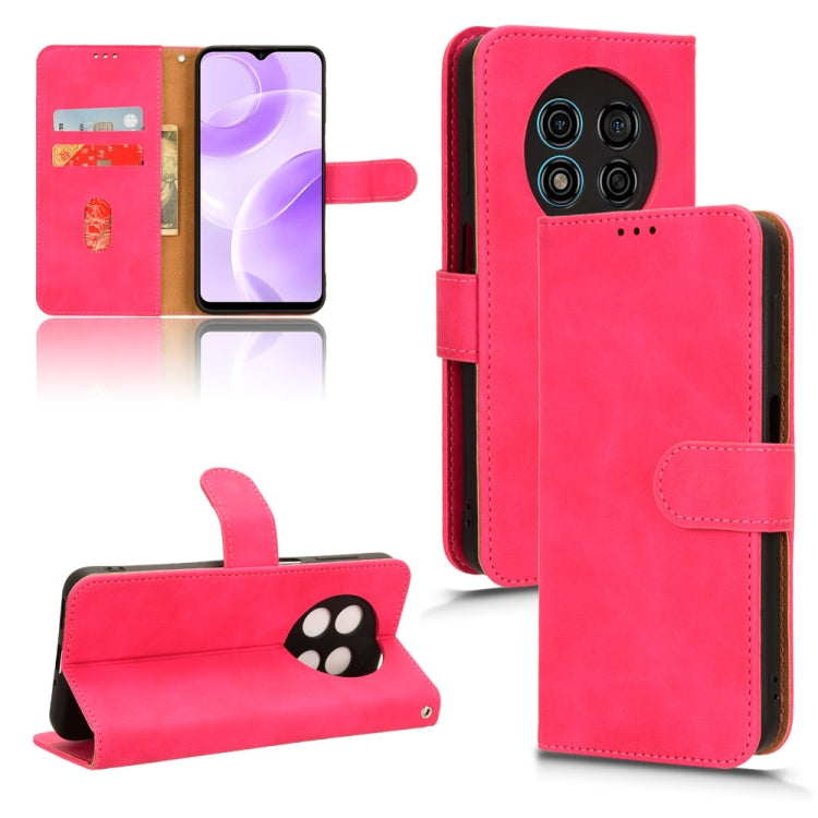 Skin Feel Magnetic Flip Leather Phone Case