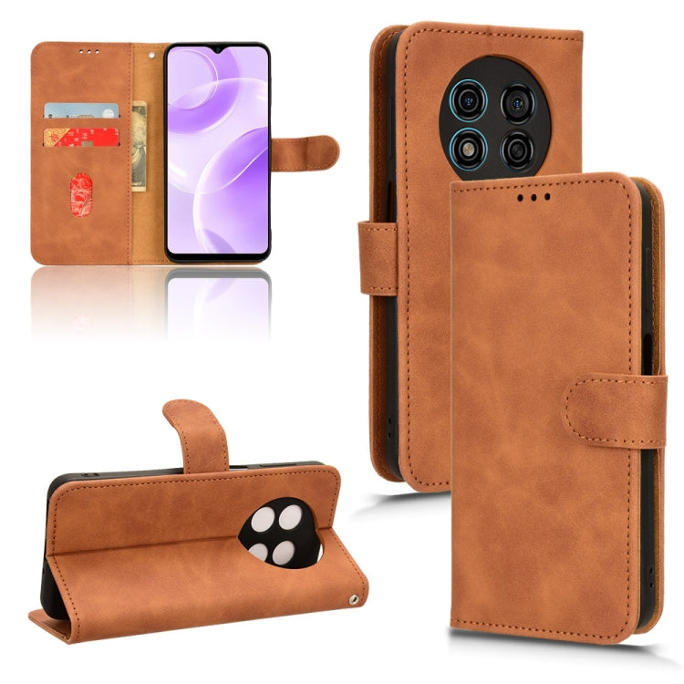 Skin Feel Magnetic Flip Leather Phone Case