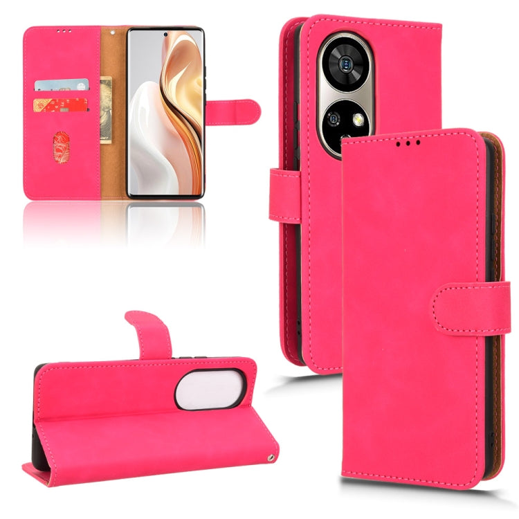 Skin Feel Magnetic Flip Leather Phone Case