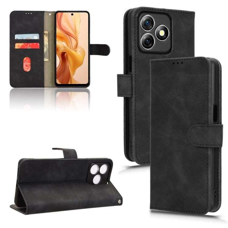 Skin Feel Magnetic Flip Leather Phone Case