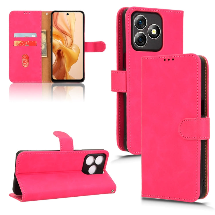 Skin Feel Magnetic Flip Leather Phone Case