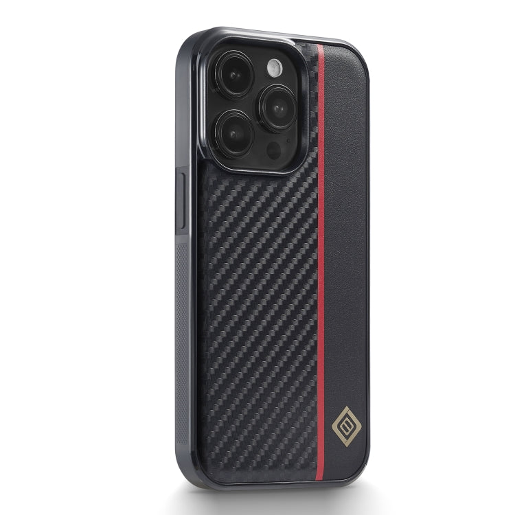 LC.IMEEKE 3 in 1 Carbon Fiber Texture Shockproof Phone Case