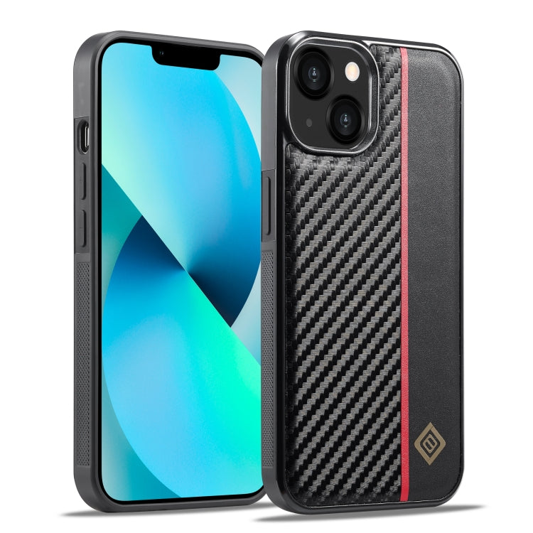 LC.IMEEKE 3 in 1 Carbon Fiber Texture Shockproof Phone Case, For iPhone 16 Pro Max, For iPhone 16 Pro, For iPhone 16 Plus, For iPhone 16, For iPhone 14 Plus, For iPhone 14, For iPhone 14 Pro, For iPhone 7 / 8 / SE 2020 2022, For iPhone 13 Pro