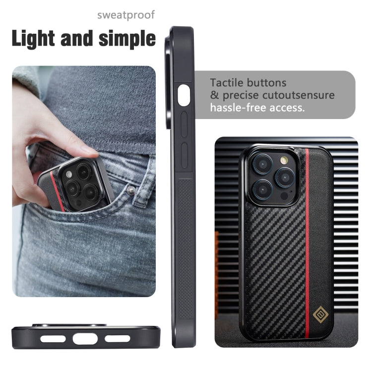 LC.IMEEKE 3 in 1 Carbon Fiber Texture Shockproof Phone Case, For iPhone 16 Pro Max, For iPhone 16 Pro, For iPhone 16 Plus, For iPhone 16, For iPhone 14 Plus, For iPhone 14, For iPhone 14 Pro, For iPhone 7 / 8 / SE 2020 2022, For iPhone 13 Pro