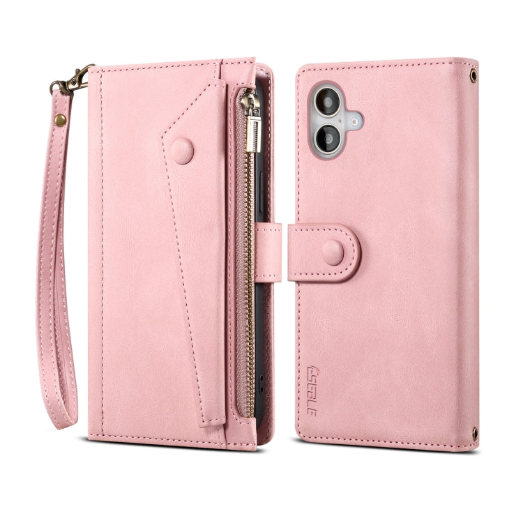 ESEBLE Retro Frosted RFID Flip Leather Phone Case, Series 1