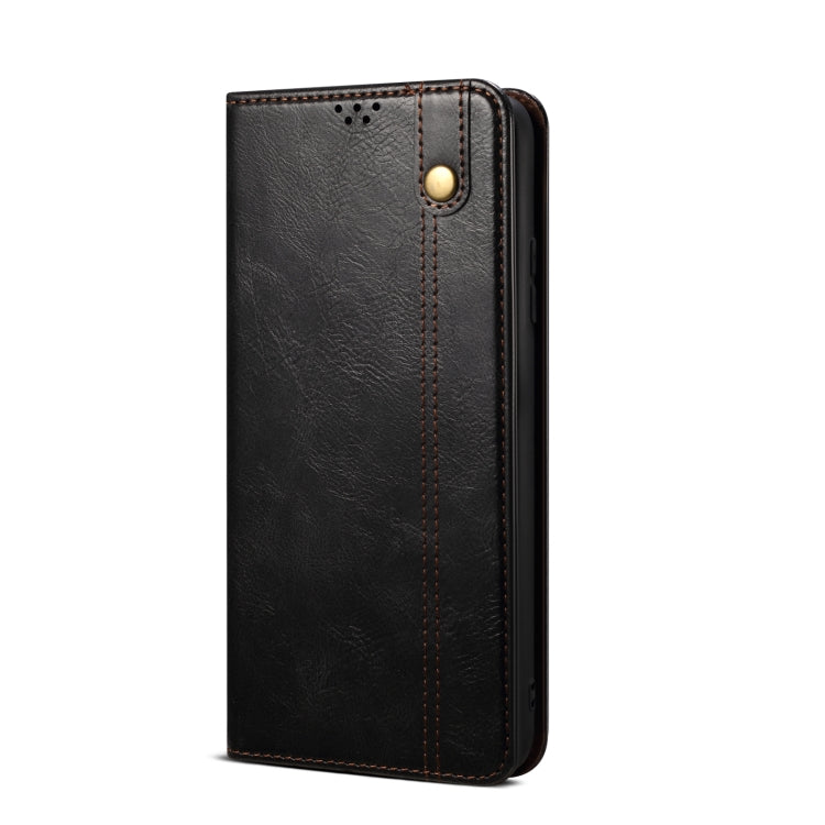 Oil Wax Crazy Horse Texture Leather Phone Case, Series 2