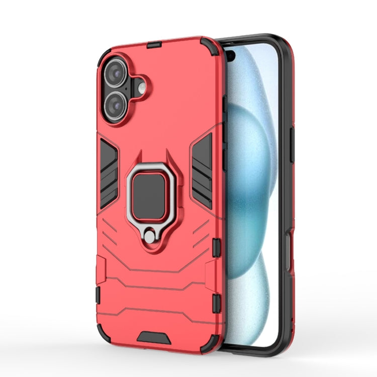 Shockproof PC + TPU Holder Phone Case