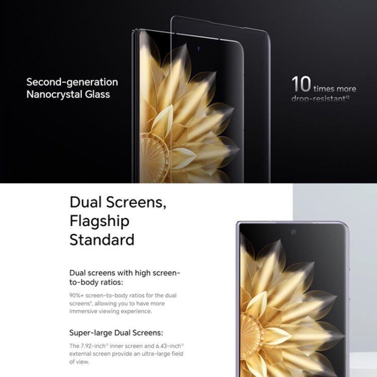 Honor Magic V2 Ultimate 5G, 7.92 inch + 6.43 inch MagicOS 7.2 Snapdragon 8 Gen2  Octa Core up to 3.36GHz, Network: 5G, OTG, Not Support Google Play