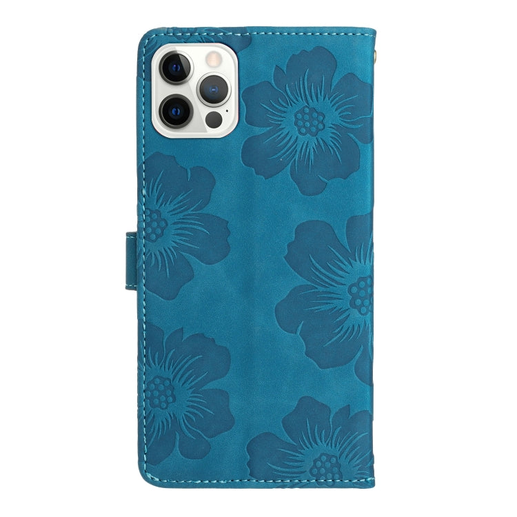 Flower Embossing Pattern Leather Phone Case, Series 2