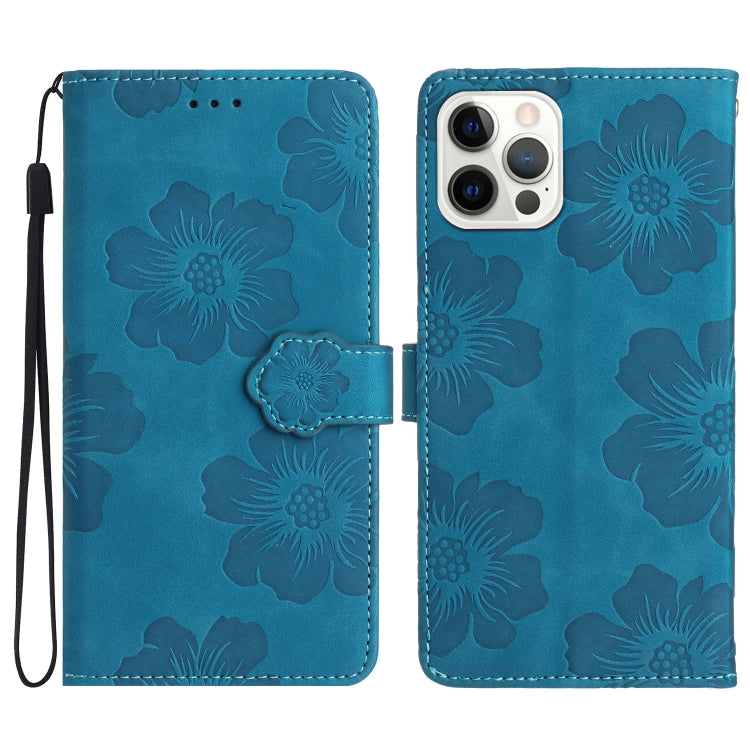 Flower Embossing Pattern Leather Phone Case, Series 2