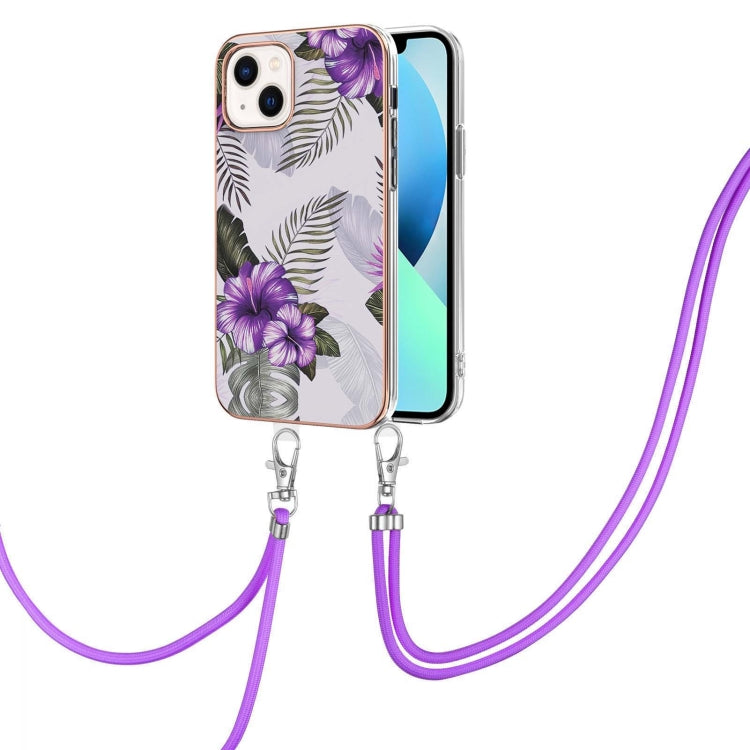 Electroplating Pattern IMD TPU Shockproof Case with Neck Lanyard, Series 1