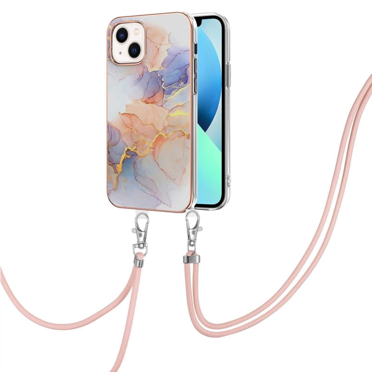 Electroplating Pattern IMD TPU Shockproof Case with Neck Lanyard, Series 1