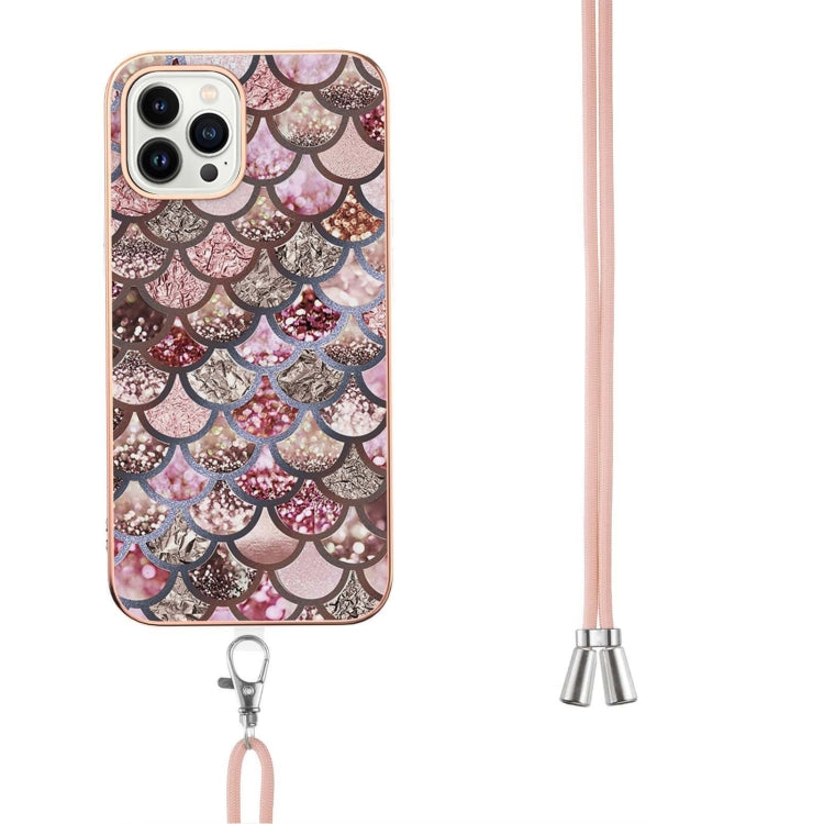 Electroplating Pattern IMD TPU Shockproof Case with Neck Lanyard, Series 1