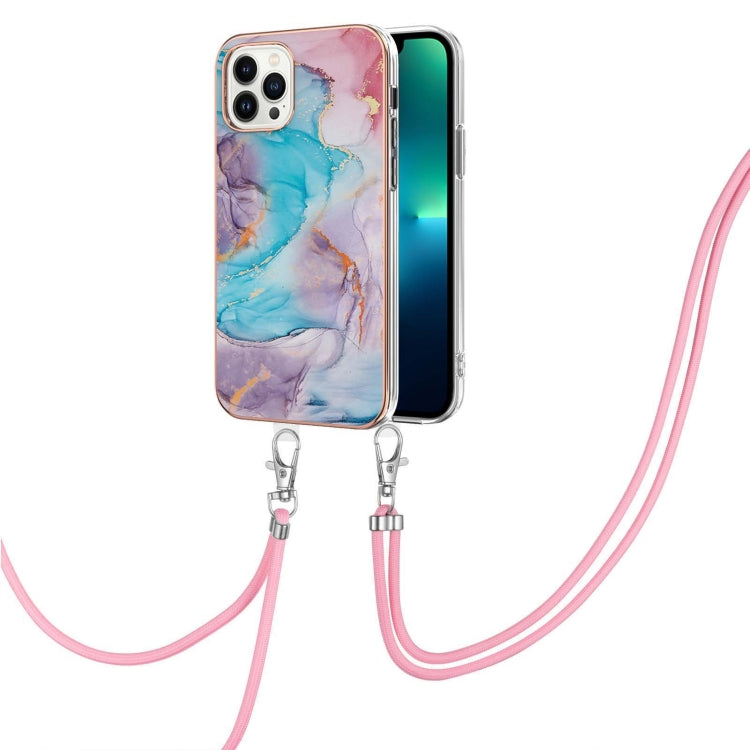 Electroplating Pattern IMD TPU Shockproof Case with Neck Lanyard, Series 1