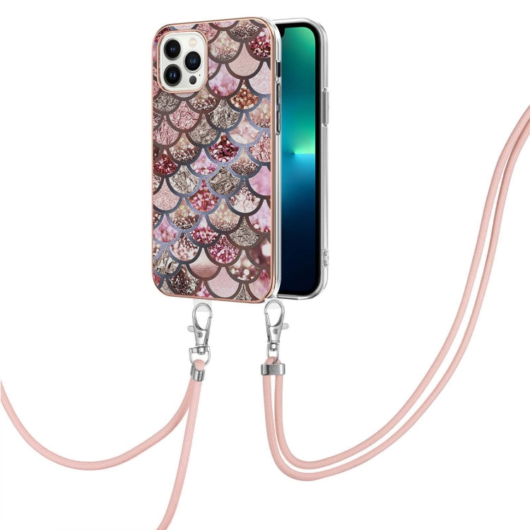 Electroplating Pattern IMD TPU Shockproof Case with Neck Lanyard, Series 2