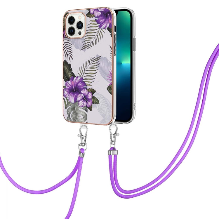 Electroplating Pattern IMD TPU Shockproof Case with Neck Lanyard, Series 2