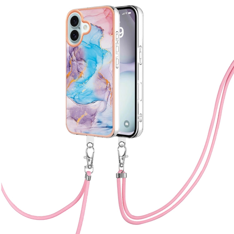 Electroplating Pattern IMD TPU Shockproof Case with Neck Lanyard, Series 1