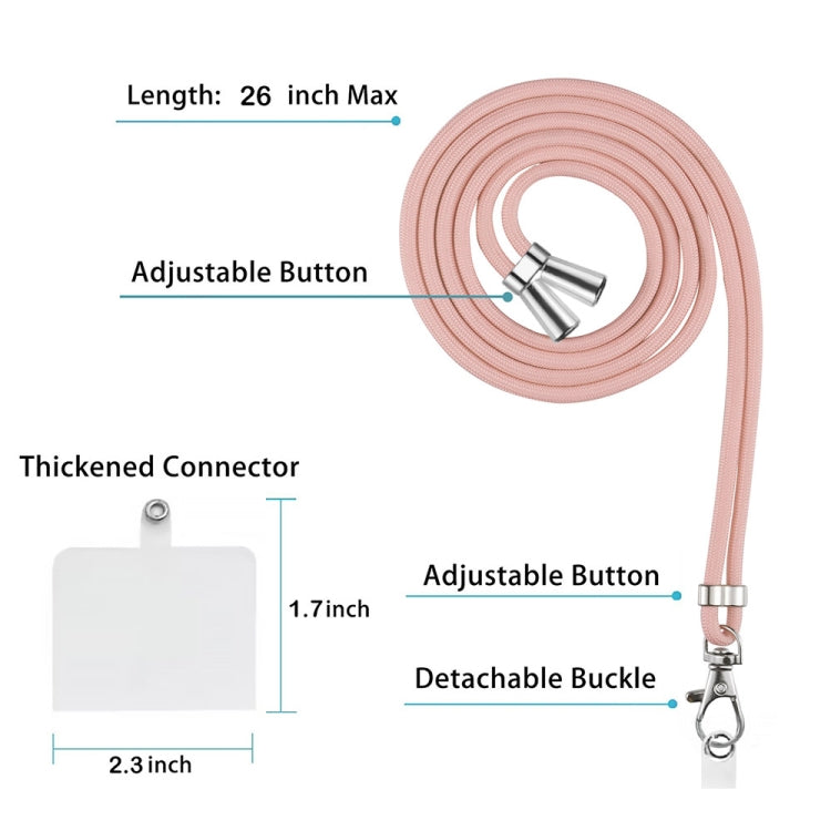 Electroplating Pattern IMD TPU Shockproof Case with Neck Lanyard, Series 2