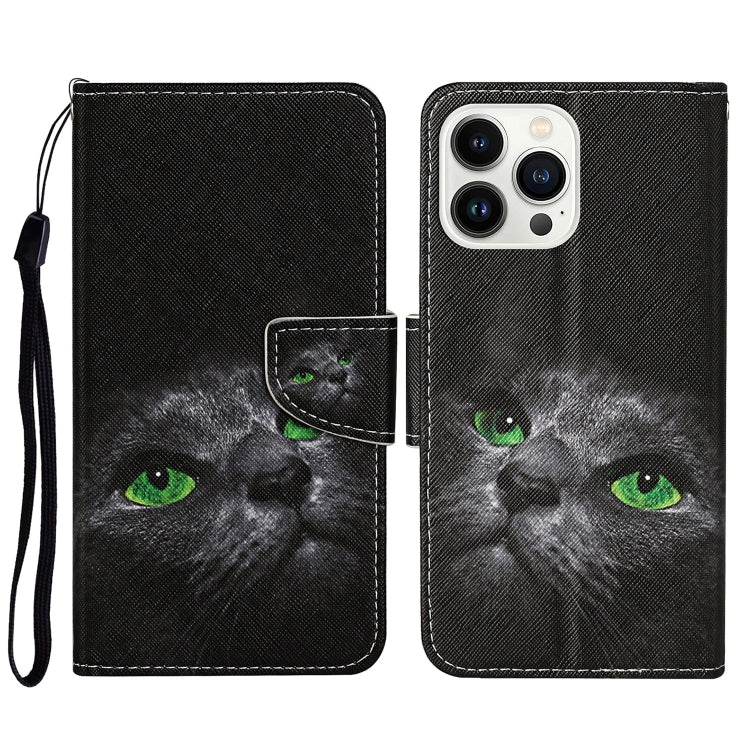 3D Colored Drawing Flip Leather Phone Case, Series 8