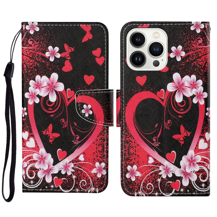 3D Colored Drawing Flip Leather Phone Case, Series 8