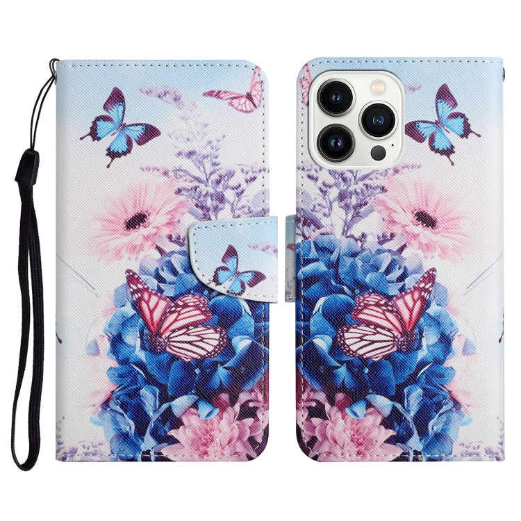 3D Colored Drawing Flip Leather Phone Case, Series 8