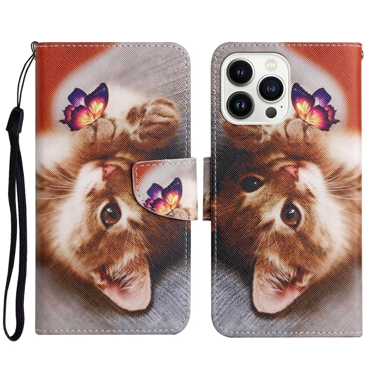 3D Colored Drawing Flip Leather Phone Case, Series 8