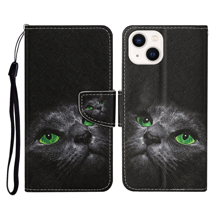 3D Colored Drawing Flip Leather Phone Case, Series 3