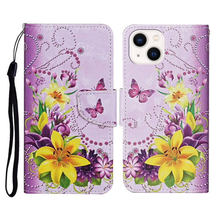 3D Colored Drawing Flip Leather Phone Case, Series 3