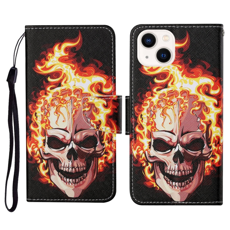 3D Colored Drawing Flip Leather Phone Case, Series 3